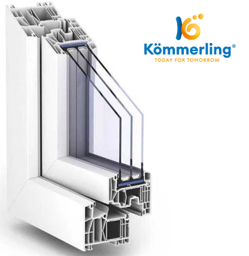 Kömmerling Dreifachverglasung 88 MD Fensterbau Ulm